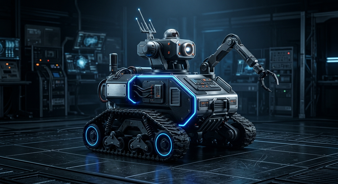 STEM exploration rover in a deep-space lab